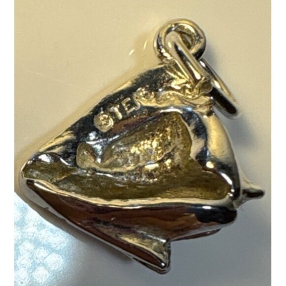 Sterling Silver Seashell Charm Pendant 3D Nautical Beach Conch Shell Beautiful - Picture 4 of 6